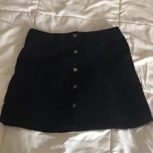 Button up Corduroy skirt